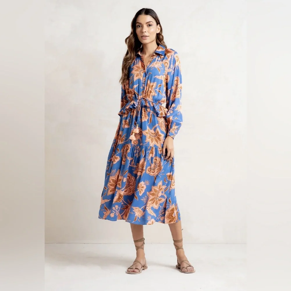 Omika Faye Midi Dress Womens Size S - Picture 1 of 5